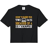 Programmer Computer Software Engineer Web Developer Coder Comfort Colors Crop Top
