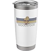 Woodstock Retro Stripes Design Stainless Steel Insulated Tumbler
