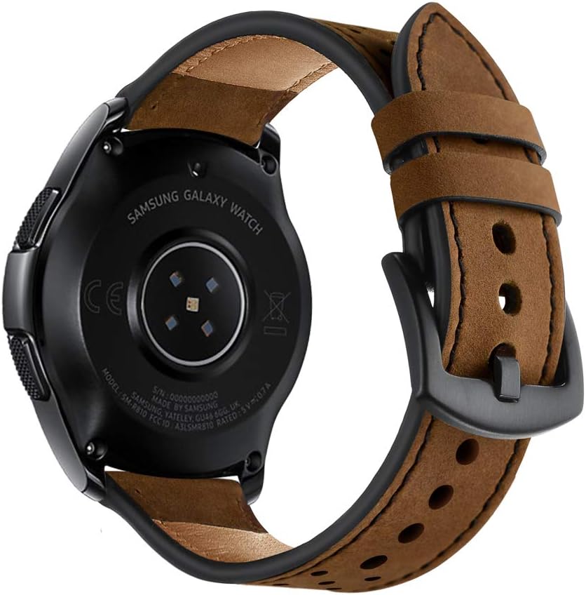 OXWALLEN Compatible with Samsung Active/Active 2, Samsung Galaxy Watch 42MM 41MM 45MM 46MM, Gear Sport, Vivoactive 3 Quick Release Watch Band, fit 20mm 22MM Mens Watches