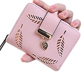 Women's Wallet with Gold Leaf Motif
