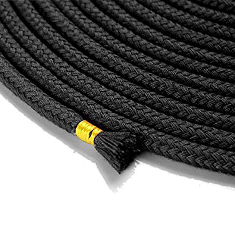 Moonight [Pack of 2/3/4] Long Soft Rope -32-Foot 10m,64-Foot 20m Soft Twisted Cotton Rope Utility Rope(2/3/4pcs, 10M/20M) (10M, Black&Red)