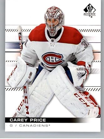 Amazon Com 2019 20 Sp Authentic Hockey 10 Carey Price Montreal