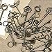 N'joy Vintage Skeleton Keys, Mixed Steampunk Keys, Extra Large (26PCS L26B-Antique Bronze)
