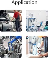 MUXSAM 5pcs 6mm PE6 Pneumatic T-Junction Air Hose 3 Way Quick Connector Fittings view 7