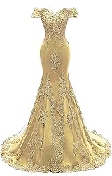 Off The Shoulder Mermaid Prom Dresses Long