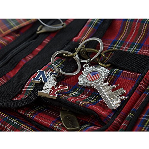 SouvenirCollect NYC Souvenir Metal Keychain, Keychains with Statue Of