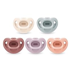 NUK 100% Silicone Comfy Orthodontic Pacifiers, 0-6
