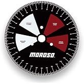 Moroso Degree Wheel, 11 in Diameter, Steel, Black Paint, Each
