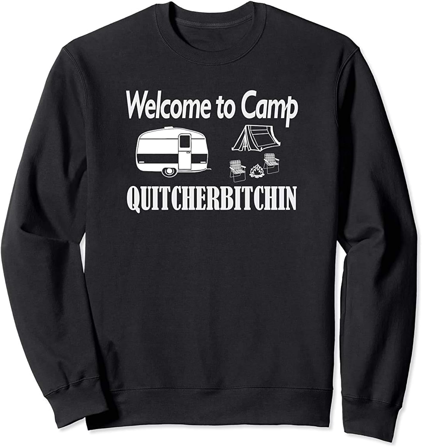 Situen Funny Camping Sweatshirt to Camp Sweatshirt for Men and Women Amazon.fr
