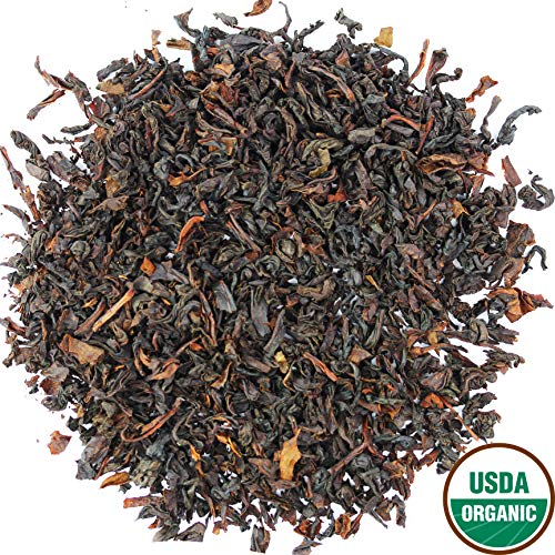 Vanilla Black Tea, RICH & LUSTER CEYLON VANILLA Black Tea, 100% Organic Vanilla Flavor From Vanilla Beans Blended with ORGANIC Loose Leaf Tea, 110+ Cups, 8oz, OP Grade Tea, U.S.A. Packed - Thumbnail 2