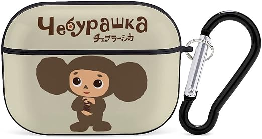 Amazon チェブラーシカ 第三世代適用 透明 カラビナ付き Airpods Proケース 全面保護 カバー エアーポッズ プロ ケース 紛失防止 Zarker 軽量 Pcおしゃれ かわいい アニメ キャラクター グッズ イヤホン ヘッドホンケース オンライン通販