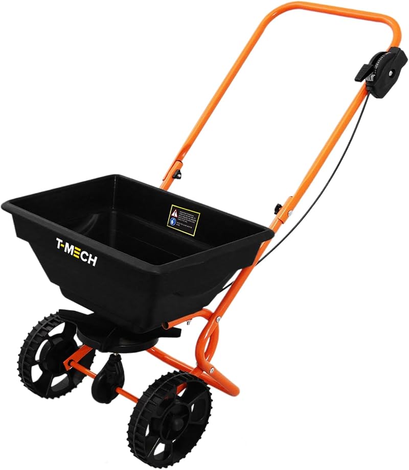 Monster Shop T-Mech Rotary Spreader 25kg/55lb Grass Lawn Fertiliser Sand Rock