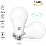 Motion Sensor Light Bulbs Dusk to Dawn LED Light Bulbs Radar Motion Detector Light 100 Watt