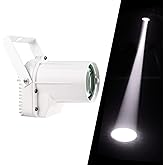 Spotlight for Disco Ball Lights Pin Spot Light, White Led Beam Pinspot Light for Disco Ball Motors, 3w White Spot Lights for Parties