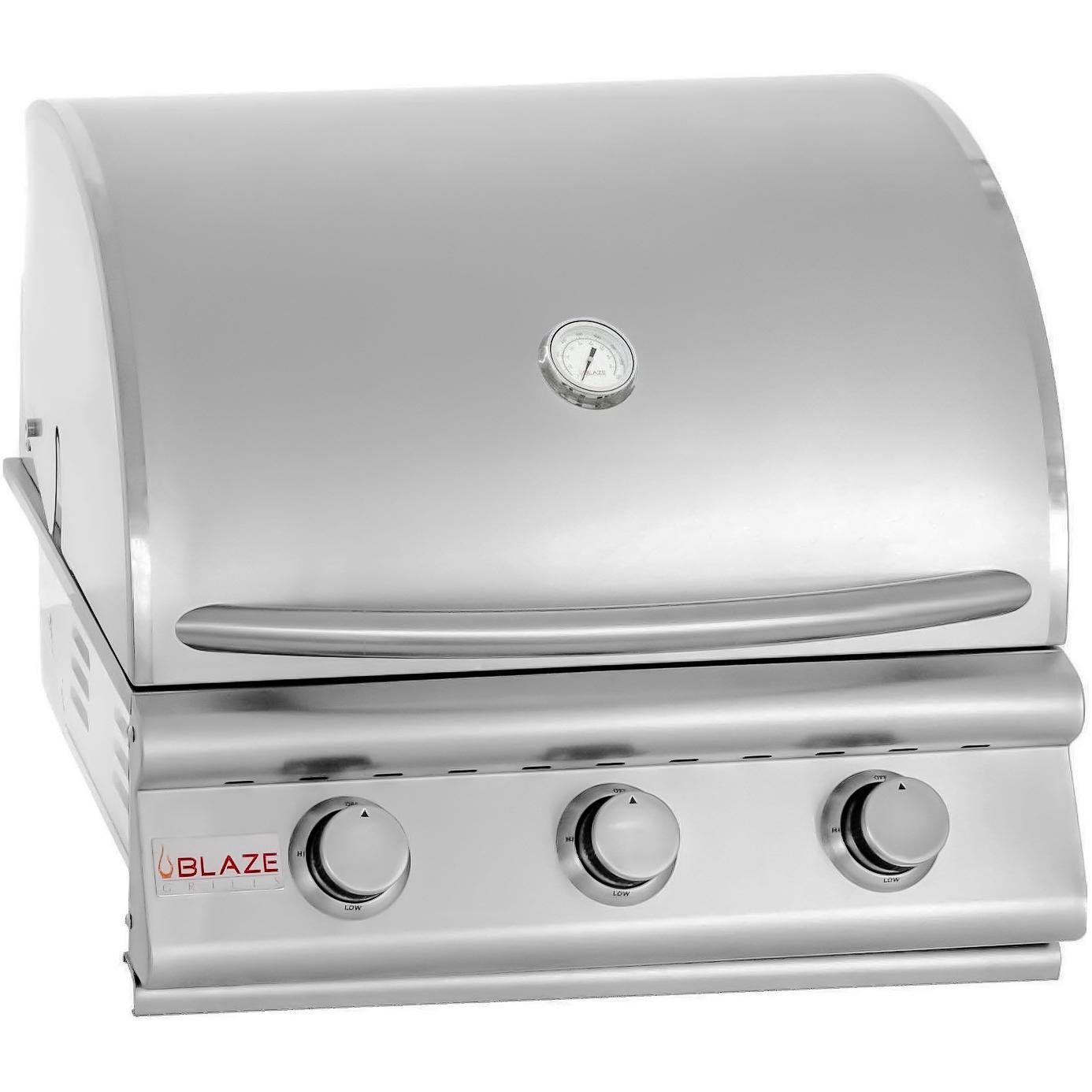 25" 3-Burner Built-In Gas Grill Gas Type: Propane