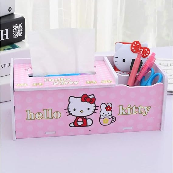 YOURNELO Creative DIY Hello Kitty Caja de pañuelos: Amazon.es: Hogar