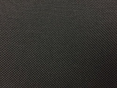 Black Marine PVC Vinyl Canvas Waterproof Upholstery Outdoor Fabric - BTY