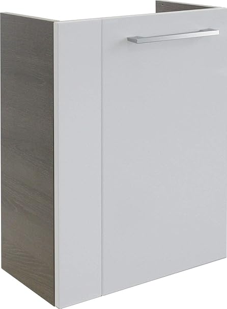 FACKELMANN Mini-Waschtischunterschrank RONDO / Schrank mit gedämpften