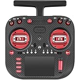 Radiomaster TX15 Max ExpressLRS Radio Controller (Red FCC Mode 2) | 3.5inch IPS Touchscreen,AG02 CNC Hall Gimbal, Built-in Gyro Microphone