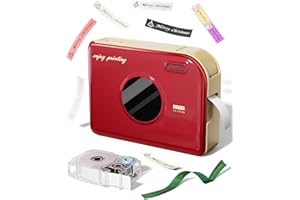 Phomemo A30 Label Laker Machine, Mini Bluetooth Portable Color Text Label Printer, Smart Thermal Transfer Printing Sticker Pr