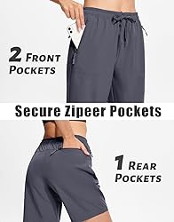 MAGCOMSEN Hiking Shorts for Women with Pockets