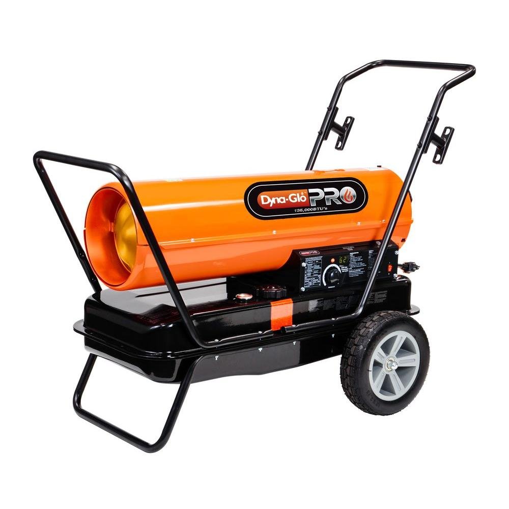 DynaGlo Pro 135K BTU ForcedAir Kerosene Portable Heater