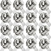 16 Pcs Pull Bows for Gift Wrapping,6 Inch Gift Bows for Presents,Birthday,Anniversary,Party,Christmas,Wreath,Holiday Celebration Gift Decoration (16Pcs Silver)