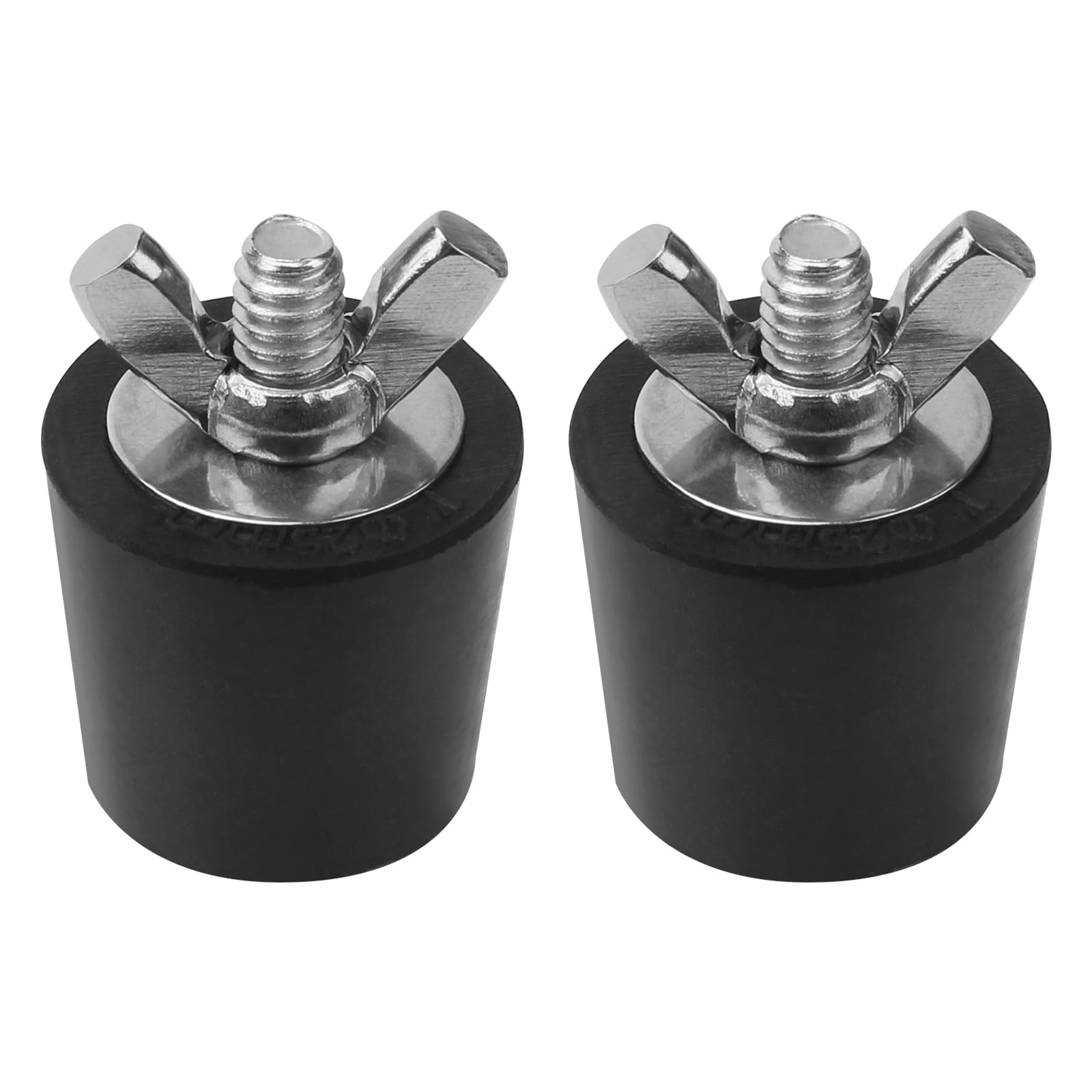 Photo 1 of Pool Return Plugs Pool Skimmer Plug Pool Freeze Plugs 1" Rubber Pool Winterizing Plugs with Stainless Steel Screw Bolts-2 PCS