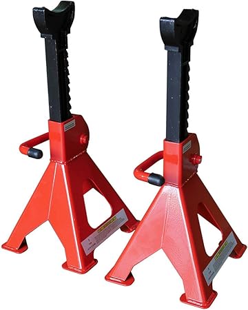 Amazon Co Jp サンパーシー ジャッキスタンド リジッドラック 2個セット 耐荷重3t 最高位403mm 馬ジャッキ ラチェット式 並行輸入品 車 バイク