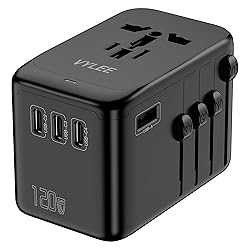 VYLEE 120W Universal Travel Adapter, GaN III