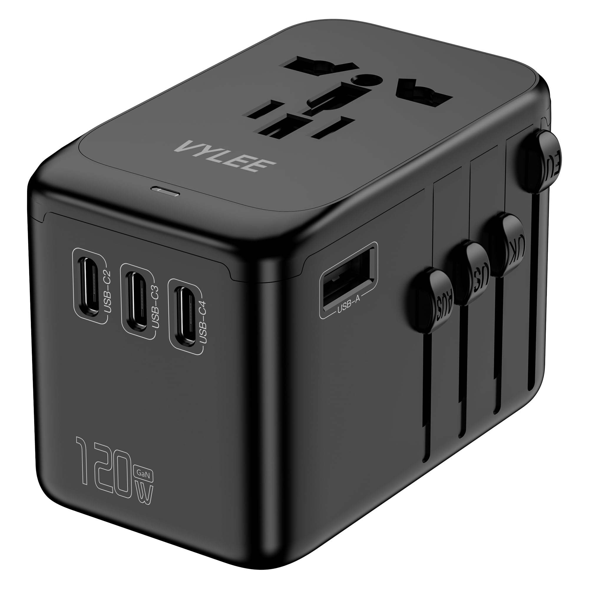 VYLEE 120W Universal Travel Adapter, GaN III