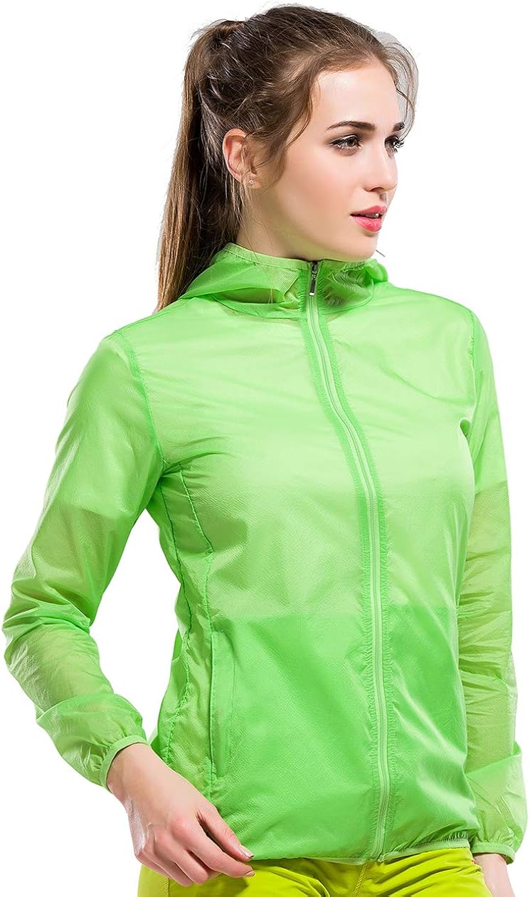 Amazon.com: Diyo Women's Portable Lightweight Running Jacket Outdoor Hooded Windbreaker 