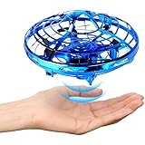 Reimotkon Mini Drone, Hand Free Operated Drone Helicopter Suspension Gesture Sensing Aircraft Self Flying Ball Drone Mini UFO