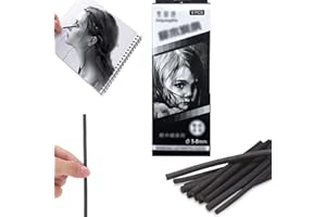 HJYZY 3-8mm Willow Charcoal Sticks for Sketching and Drawing Art Supplies for Professionals Students and Hobbyists
