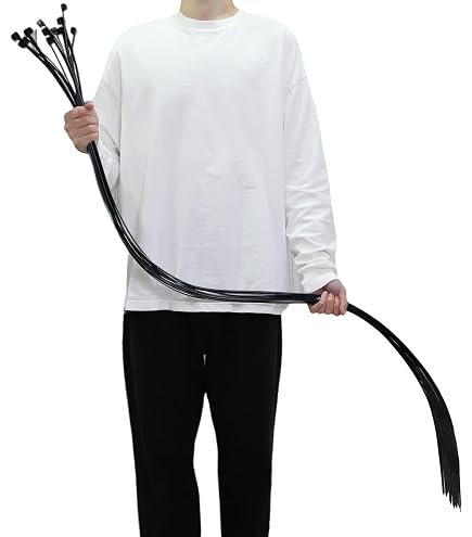 Kable Kontrol Nylon Zip Ties - Self-Locking Cable Ties In White (Lengths 4" To 60") 4 thumbnail image