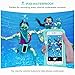 Mpow Universal Waterproof Case, IPX8 Waterproof Phone Pouch Dry Bag Compatible for iPhone Xs Max/Xs/Xr/X/8/8plus/7/7plus/6s/6/6s Plus Galaxy s9/s8/s7 Google Pixel HTC12 (Blue+Pink 2-Pack)