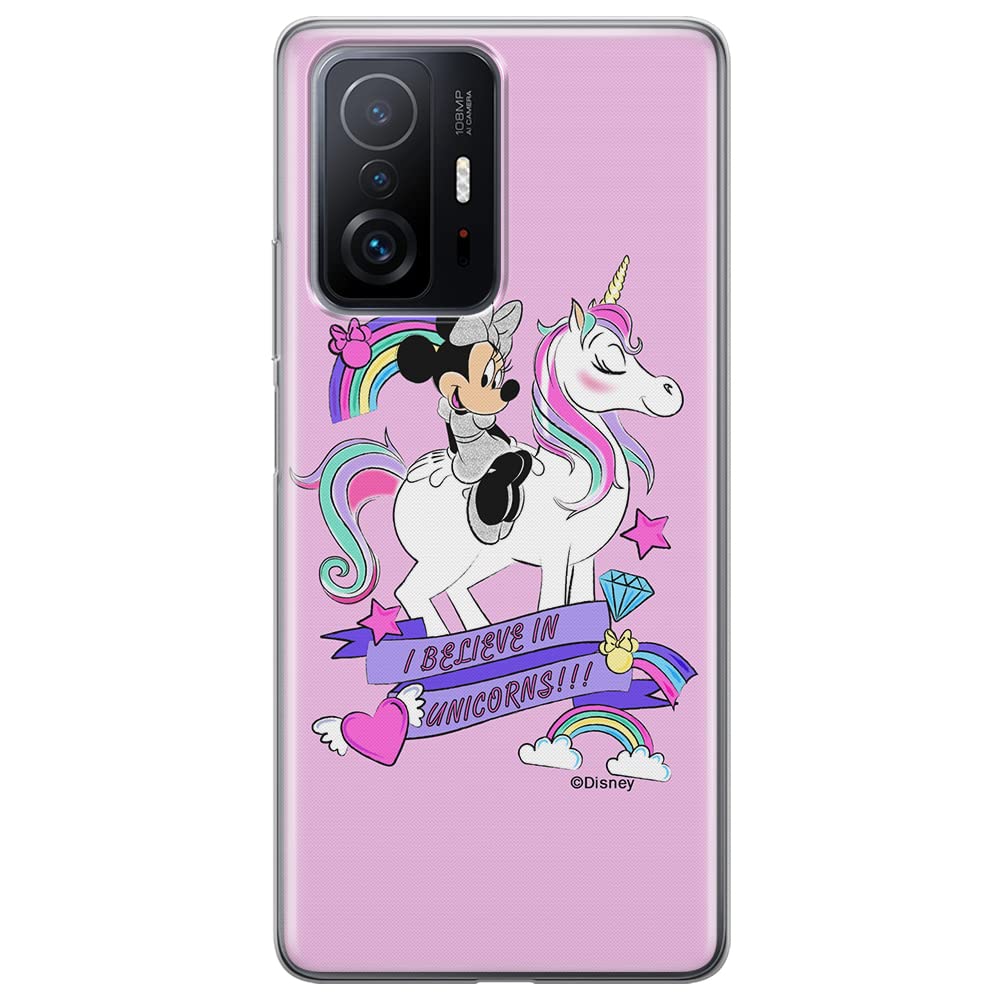 ERT GROUP mobile phone case for Xiaomi 11T 5G / 11T PRO 5G original and officially Licensed Disney pattern Minnie 035 optimally adapted to the shape of the mobile phone, case made of TPU