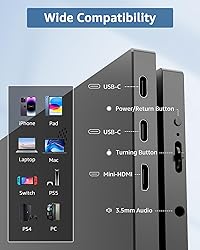 Yodoit Portable Monitor for Laptop 1920×1200