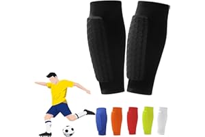 GENERIC Shin Defender Shin Guards Kids, Soccer Shin Guards for Youth Adult, Lightweight Calf Protective Gear for Football Soccer with Honeycomb Pads