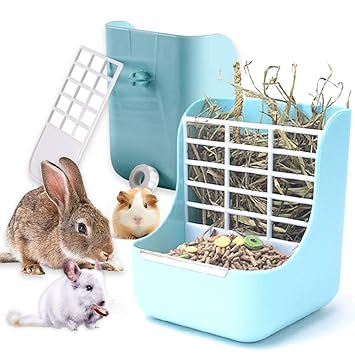 Amazon Com Baodanstore Rabbit Feeders Hay Feeder With Rack