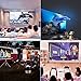 GYMAN Projector 2000 Lumens LCD Home Theater Projector Video with Free HDMI for Gaming and Watching