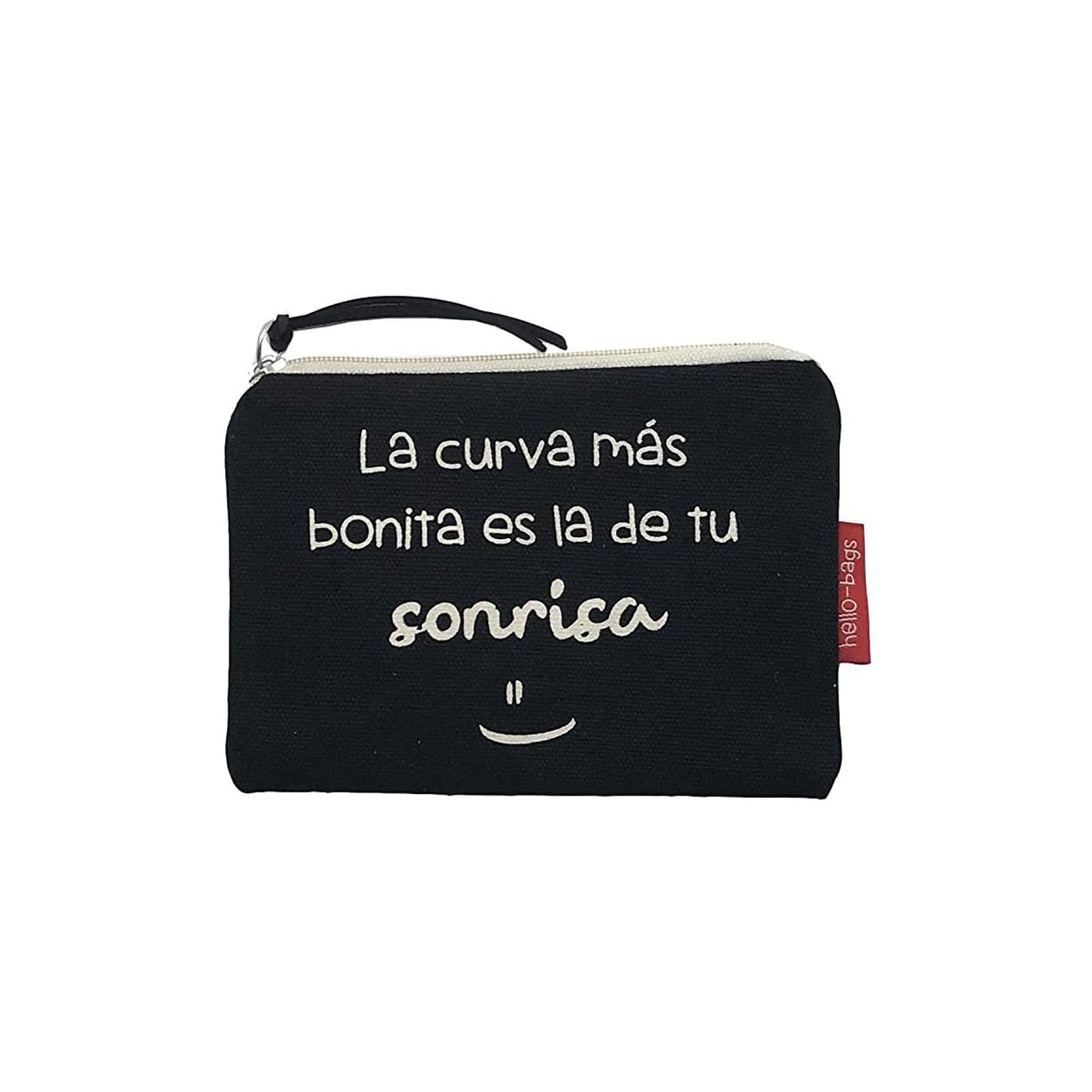Econanos Hellobags2019 Canvas & Beach Tote Bag, 14 cm, Black (Negro)