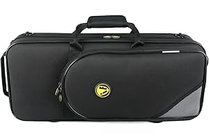 Omebaige Sax Cases, Lightweight Alto Sax Case for Eb Alto Saxophone; (IF-ALTOSAX-SQUARE01)