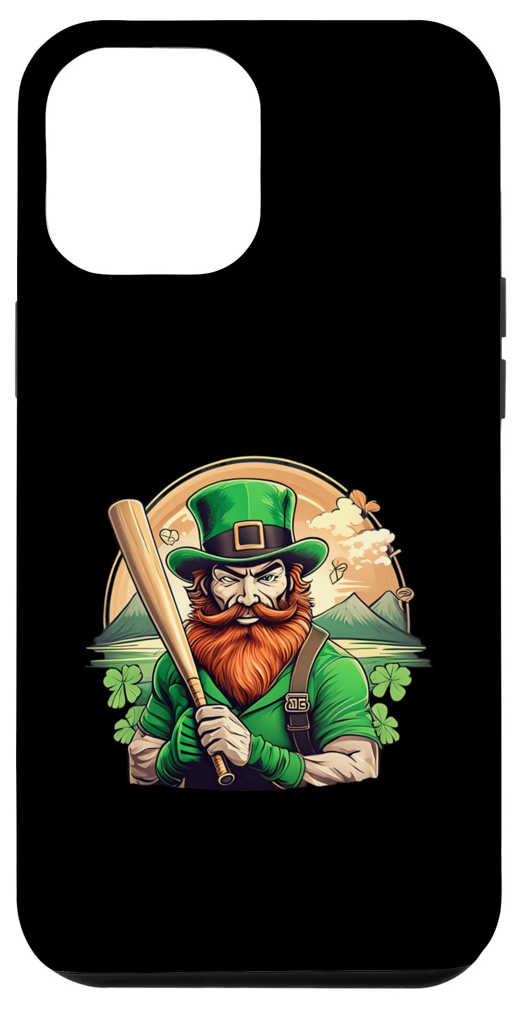 iPhone 14 Pro Max St. Patrick's Day Shamrock St Paddy's Day Baseball Case
