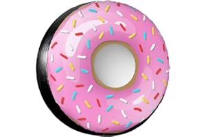 OCIOVAN Funny Pink Donut Spare Tire Cover Doughnut Tire Wheel Covers Weatherproof Waterproof Wheel Tire Protector Dust-Proof Tyre Covers Universal Fit for Trailer RV SUV Travel Truck Off-Road Vehicle 15 Inch