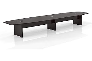 Safco Products Aberdeen Conference Table, 18', Mocha Laminate