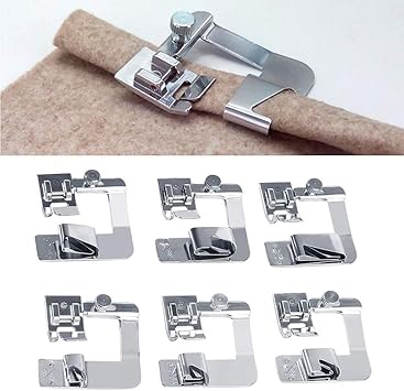 2 Stück Schmale Nähmaschine Füße - Stahl Saum Füße Für Abendkleider