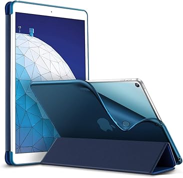 Amazon Esr Ipad Air 19 ケース Ipad Air3 10 5インチ ソフトカバー Tpu 耐衝撃 傷防止 オートスリープ機能 軽量 薄型 三つ折りスタンド スマートカバー 19年発売の10 5インチ Ipad 対応 ネイビーブルー Esr タブレットケース 通販