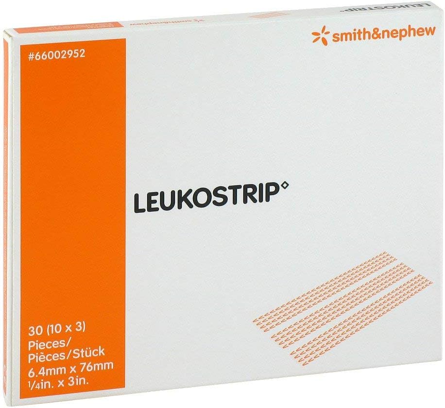 Leukostrip Wound Strip 6.4 x 76 mm, 10X3 St