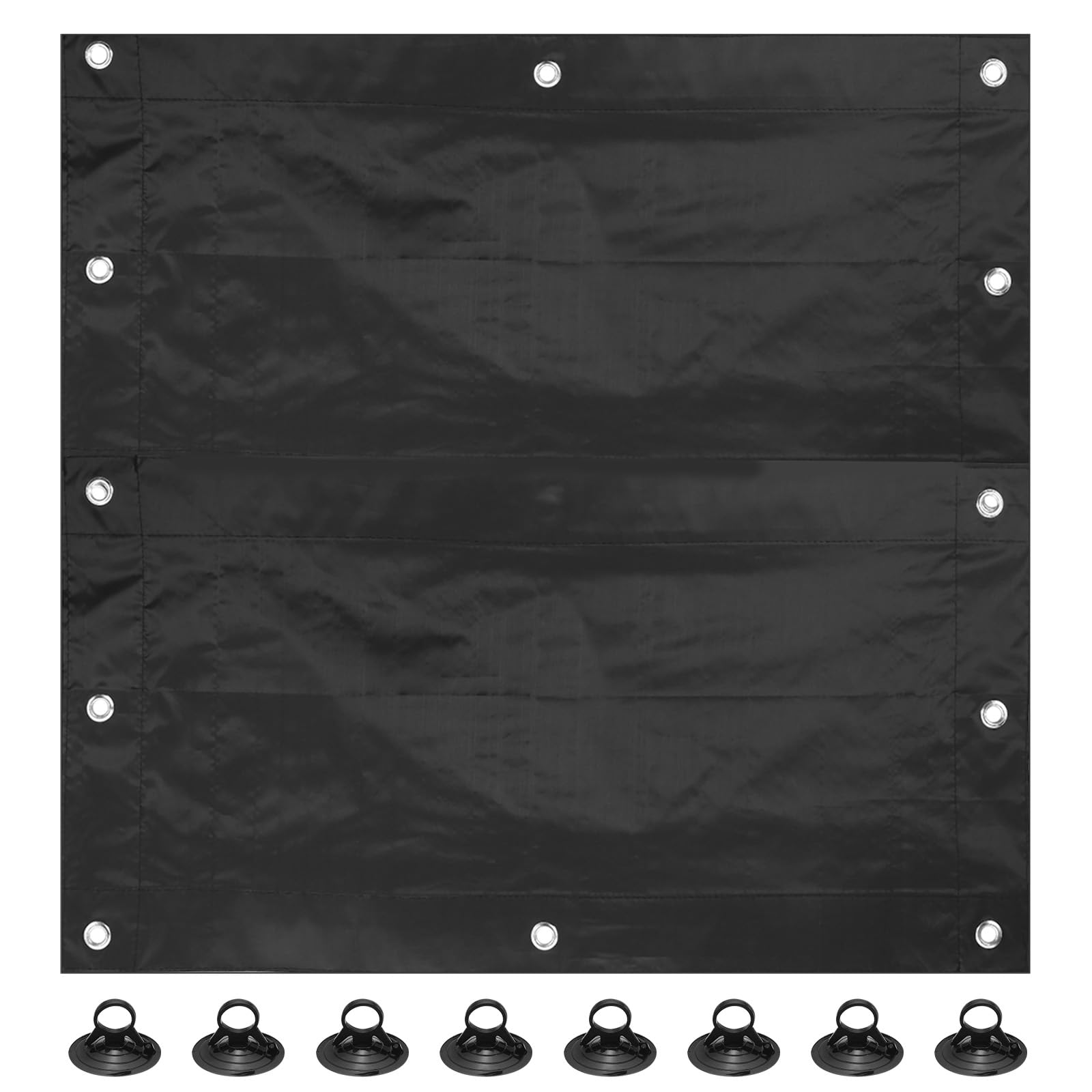 PATIKIL Nursery Blackout Curtain, 38" x 37" Blackout Blinds Temporary Room Darkening Shade with Suction Cups for Nursery Bedroom